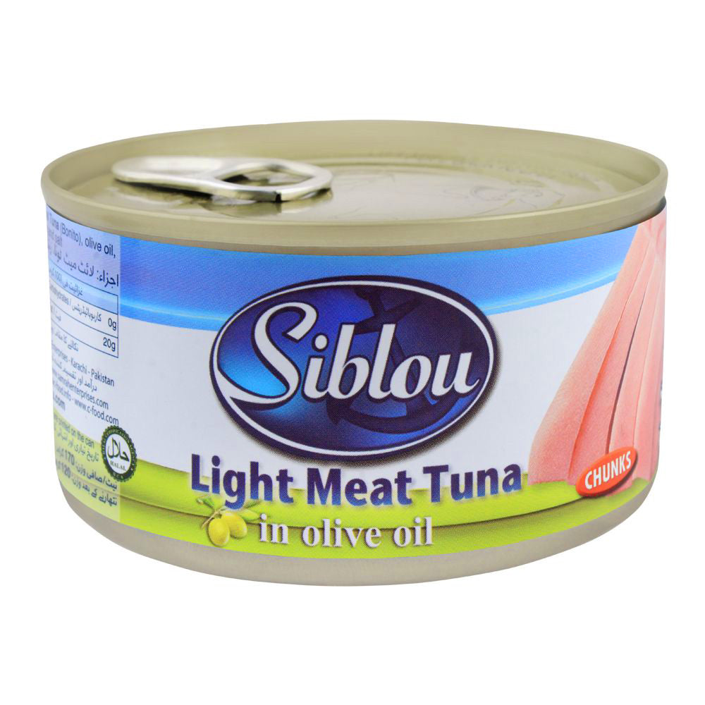 siblou light meat tuna with olive oil 170g