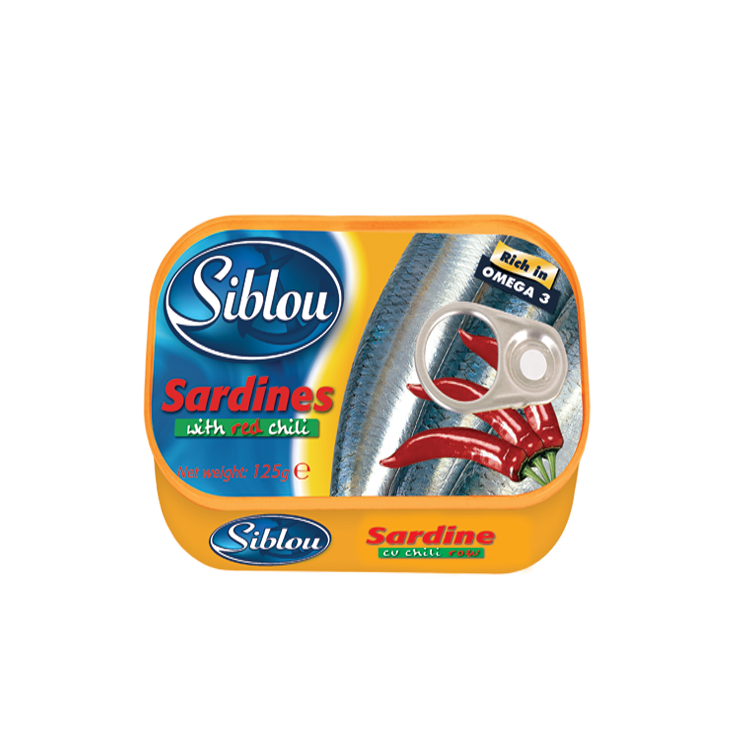 Siblou Sardines with Red Chili 125g