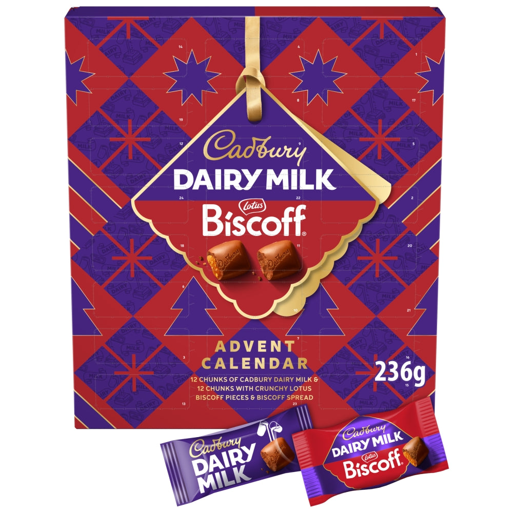 Cadbury Dairy Milk Biscoff Advent 236G
