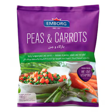 Emborg Frozen Peas & Carrot 450g