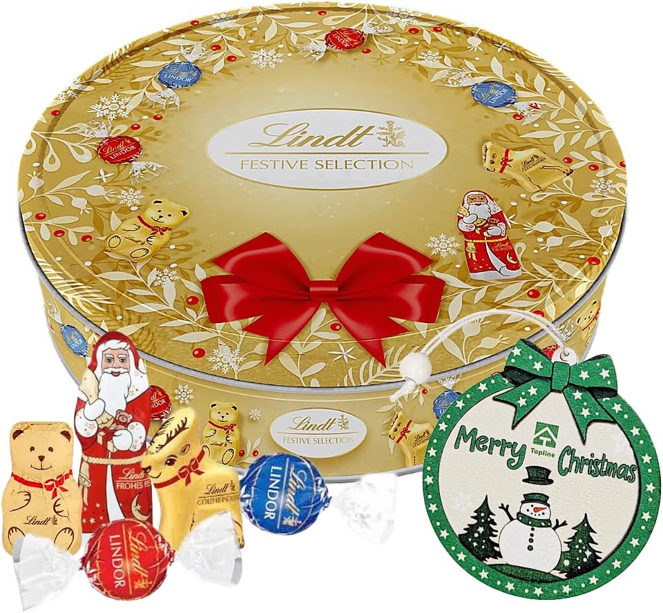 Lindt Festive Tin 400G