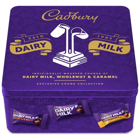 Cadbury Dairymilk Mix Chunks Tin 360G