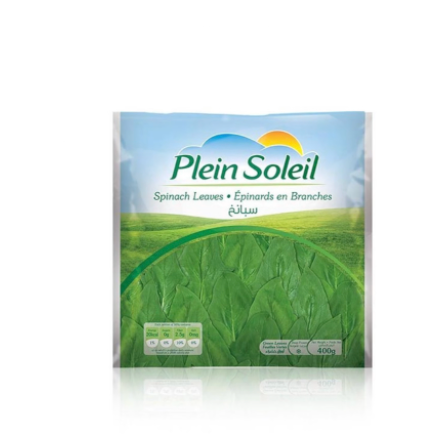 Plein Soleil Spinach Leaves 400g