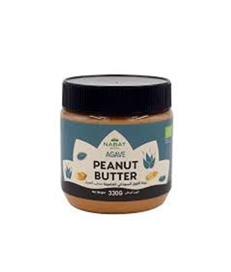 Nabat Organic Agave Peanut Butter 330g