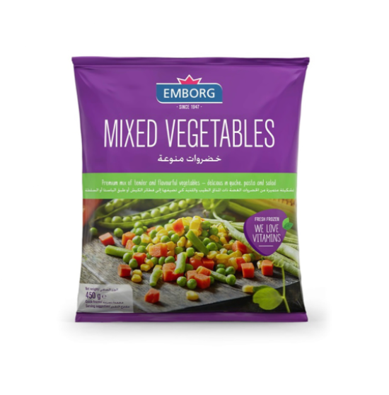 Emborg Frozen Mixed Vegtables 450g