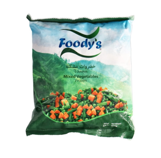Foody'S Frozen Mixed Vegetables 400g