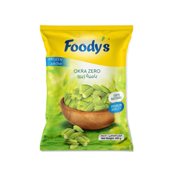 Foody'S Frozen Okra Zero Bemya 400g