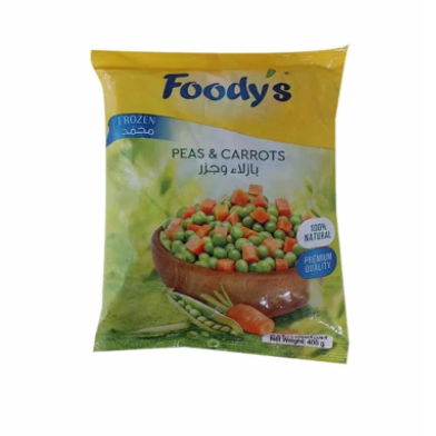 Foody'S Frozen Peas & Carrot 400g