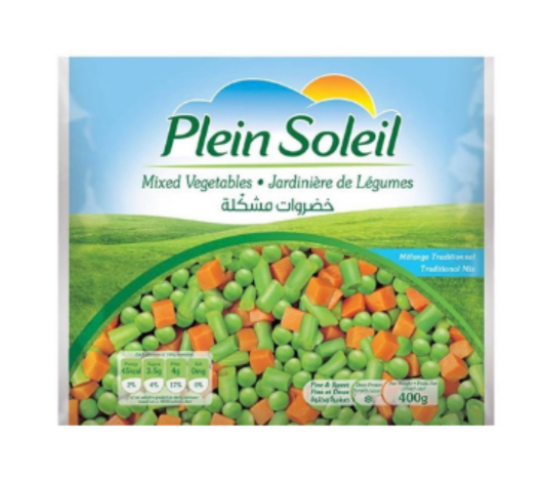Plein Soleil Frozen Mixed Vegetables 400g