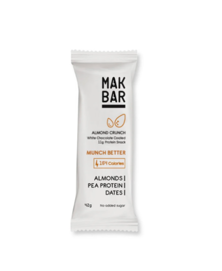 Mak Bar White Almond Crunch 42g