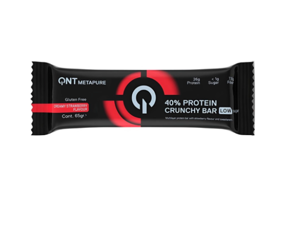 Qnt Metapure Protein Bar Cream Strawberry 65g