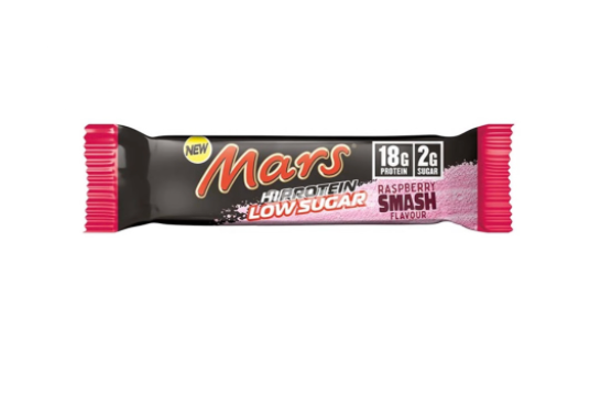 Mars Hi Protein Low Sugar Rasberry 55g
