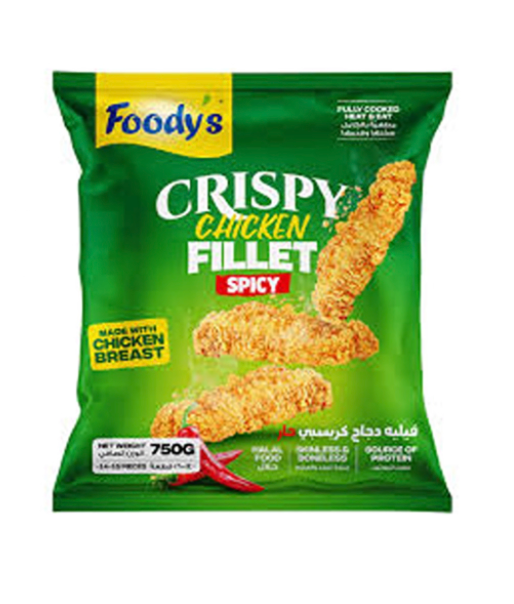 Foody'S Crispy Chicken Fillet Spicy 750g