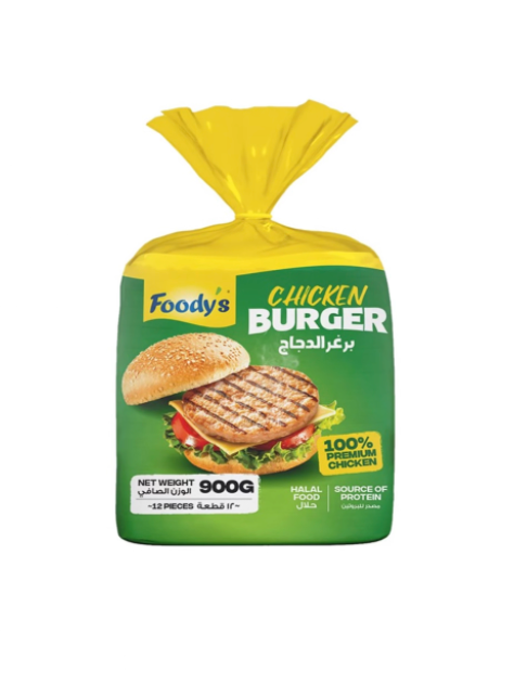 Foody'S Frozen Chicken Burger 900g