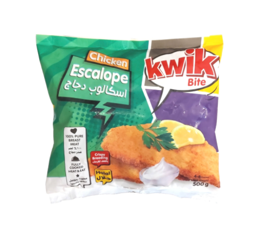 Kwik Bite Breaded Chicken Escalope 500g