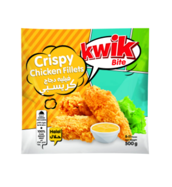 Kwik Bite Crispy Chicken Fillet 500g