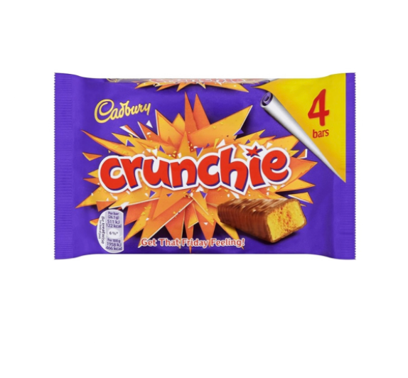 Cadburry Crunchie 4 Pieces