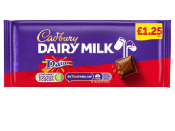 Cadbury Dairy Milk Daim 120g