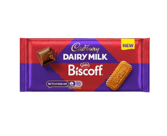 Cadbury Dairy Milk Lotus Biscoff 95g