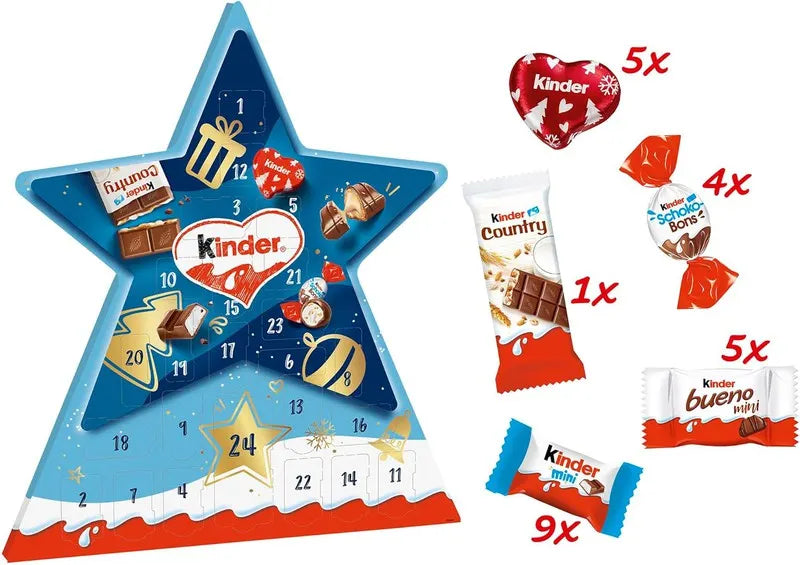Kinder Advent Calendar Star 149gr