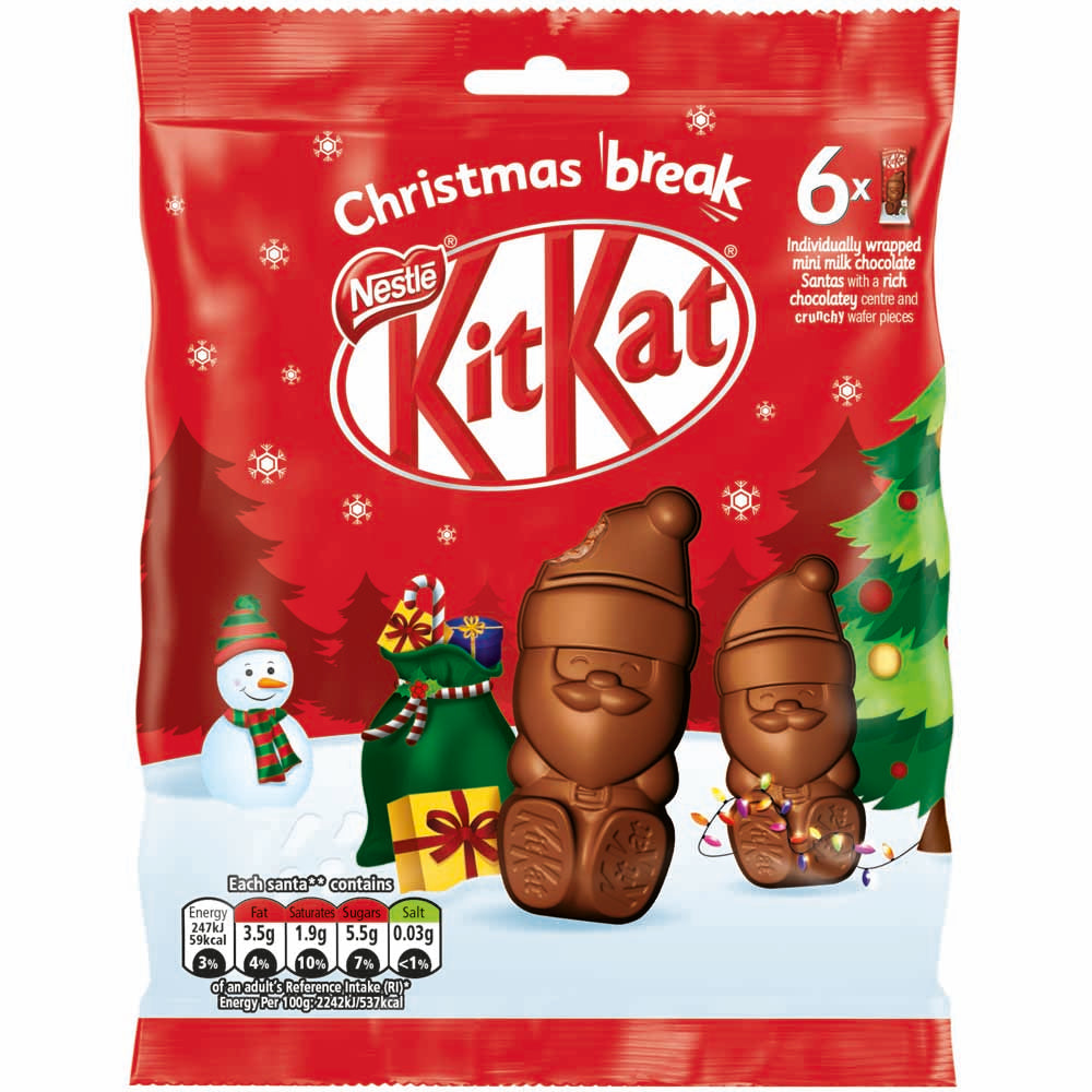 Kitkat Santa Sharing Bag PS 55G
