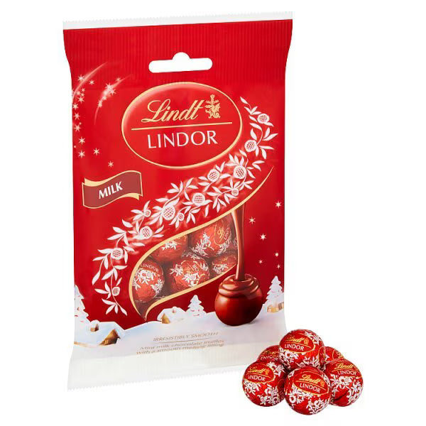 Lindt Lindor Mini Milk Truffles PS 80G